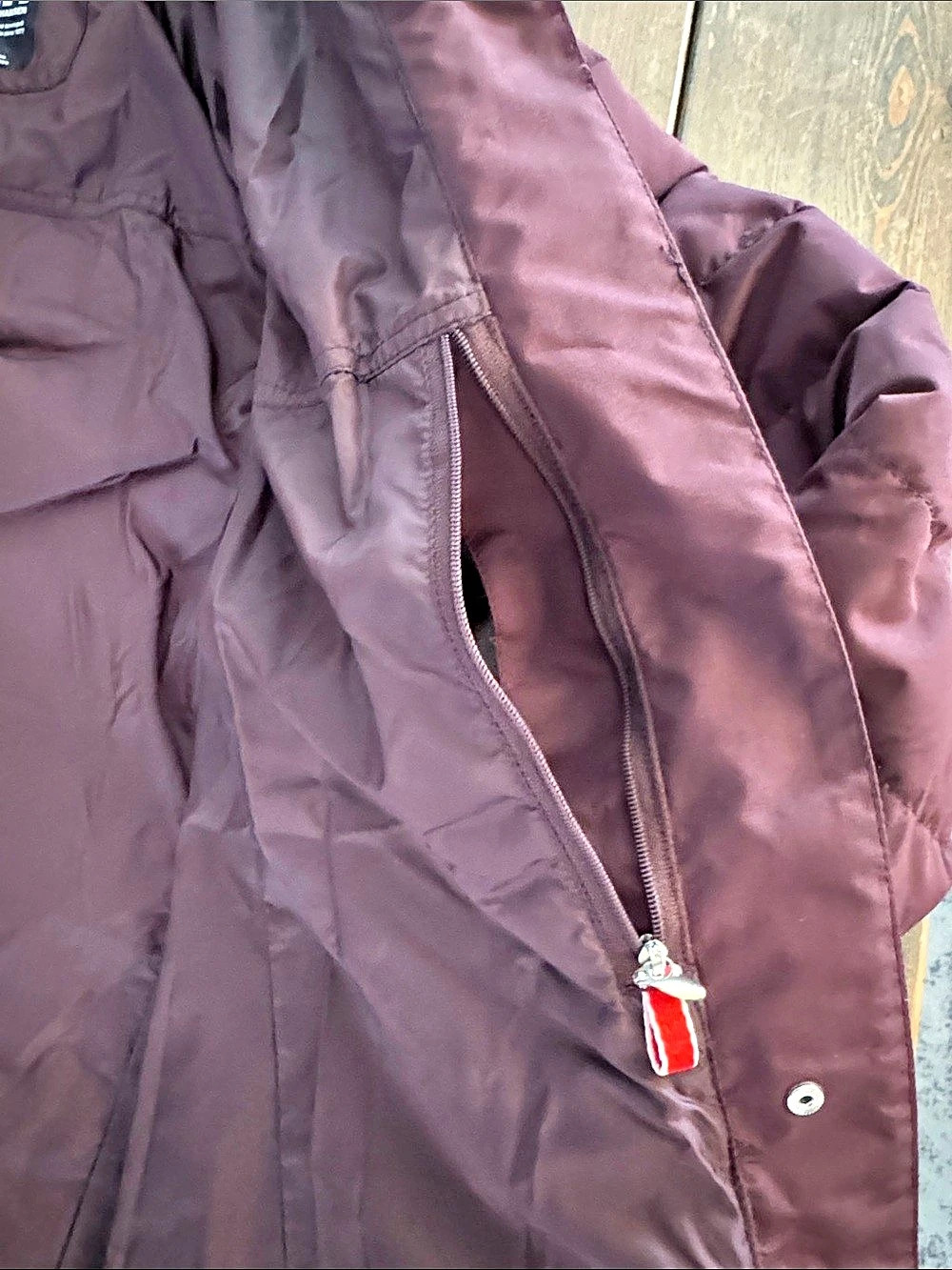 Helly Hansen Women's Adore Puffy Parka Adore Puffy Parka Hooded Coat maroon - Picture 4 of 5